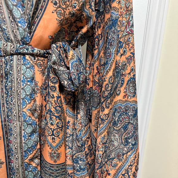 Piramide orange maxi wrap dress from Ibiza Line (XS) - Picture 6 of 7